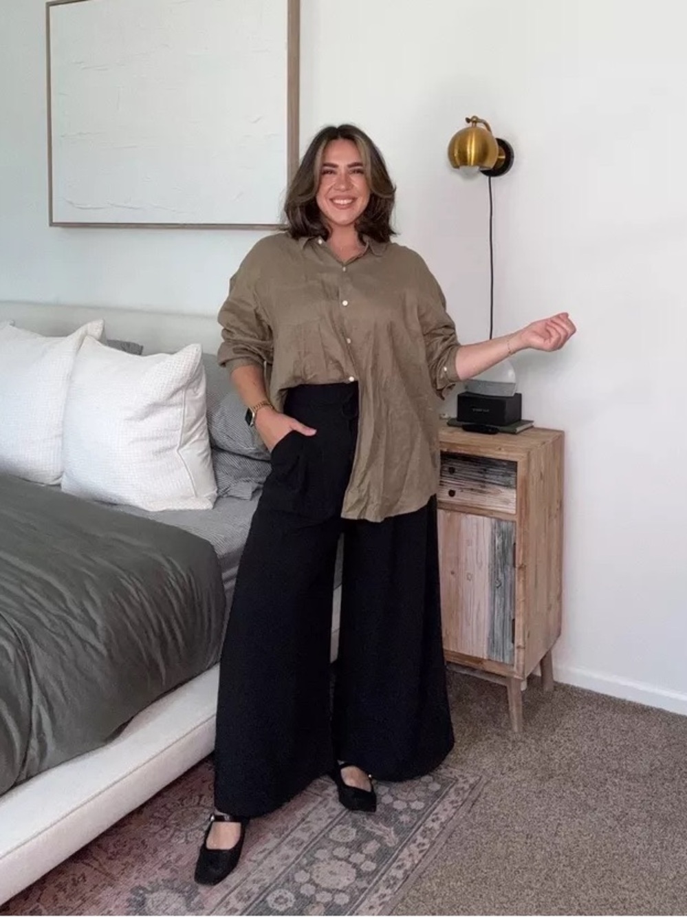 Aritzia Wilfred Reminisce Relaxed Linen Shirt